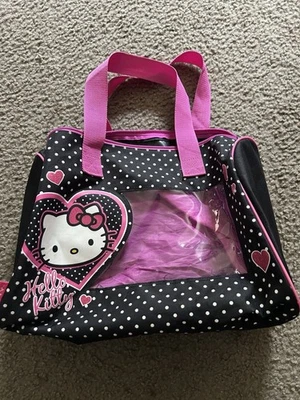 Bolso de Lona Hello Kitty Lunares Viaje Nocturno 2013 Bolso de Baile SANRIO Foto 1 de 4