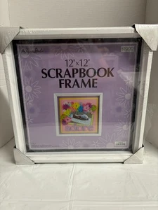 The Paper Studio 12 x12 weiß Sammelalbum Display Rahmen NEU - Bild 1 von 4