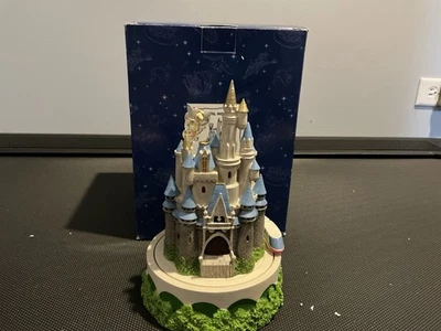 Vintage Disney Cinderella Castle Music Box W/Moving Monorail & Pencil Cup Works! - Изображение 1 из 4