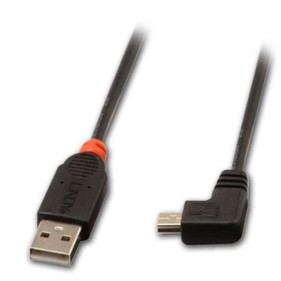 LINDY Lindy - USB 2.0 Kabel Typ A / Mini-B 90°gewinkelt - Bild 1 von 2