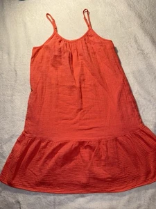 Universal Thread Goods Co. Girls Orange Sleeveless Dress - Picture 1 of 8