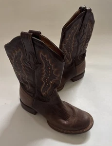 Vintage RESISTOL Cowboystiefel Herren 7B (SCHMAL) Western Leder LESEN - Bild 1 von 10