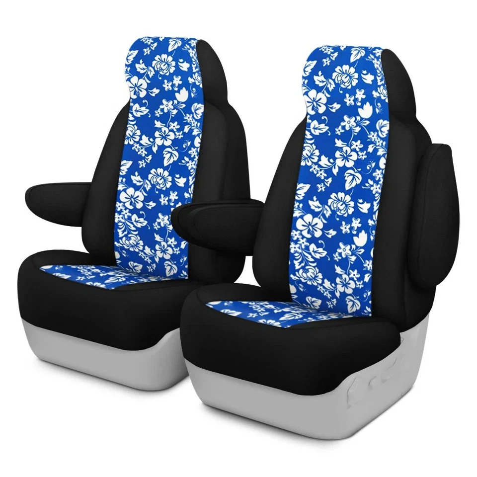For Chrysler Town & Country 11-16 Hawaiian™ 2nd Row Blue with Black Custom Seat Foto 1 de 1