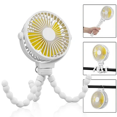 Grow Ventilator mit Clip Klemme + Standfuß Clipventilator mit flexiblem Stativ - Bild 1 von 4