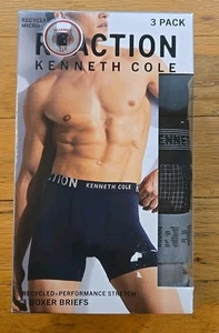 Kenneth Cole Reaction Mens Size Large Performance Stretch Boxer Briefs - Picture 1 of 7
