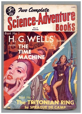 Two Complete Science-Adventure Books Pulp Dec 1951 #4 VG+ 4.5 - Image 1 of 3