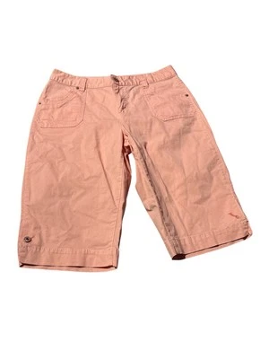 Bill Blass Women Pink Flat Front Medium Wash Shorts Size 10 Foto 1 de 4