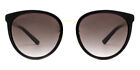 Gucci GG0077SK Sunglasses Gold Black Grey Gradient 56mm New 100% Authentic