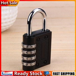 4 Dial Digit Padlock Multifunctional Password Lock Waterproof for Travelling Bag - Bild 1 von 5