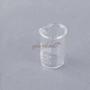 2Pcs 5mL Chemistry GG17 Laboratory Beaker, Borosilicate Glass Beaker - Picture 1 of 3