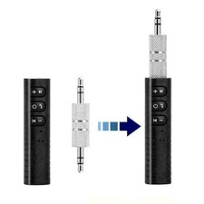 3.5mm AUX Mini Wireless Bluetooth Auto Hands free Audio L0C0 Rece S4F7 H9F5