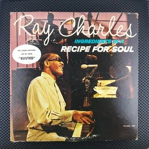 JACKET ONLY NO ALBUM Ray Charles – Ingredients In A Recipe For Soul - Imagen 1 de 2