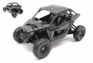 Can-Am (CanAm) Maverick X3 Quad ATV 1/18 Scale Diecast & Plastic Model - BLACK