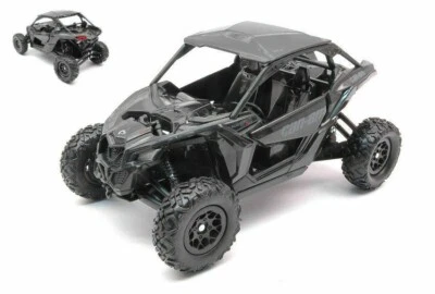 Can-Am (CanAm) Maverick X3 Quad ATV 1/18 Scale Diecast & Plastic Model - BLACK - Image 1 of 4