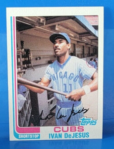 Ivan De Jesus, SS - Topps - Cubs, 1982 - #484