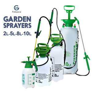 2L,5L,8L & 10L Garden Pressure Weed Spray Bottle Hand Pump Water Plant Sprayer
