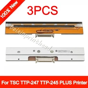 3x 100% New Printhead For TSC TTP-247 TTP-245 PLUS Thermal Label Printer 203dpi - Afbeelding 1 van 8