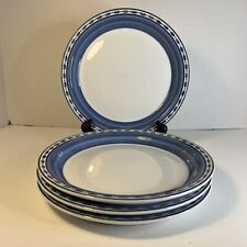 Dansk Bistro Belgian Blue Salad Plates (Set of 4) Thailand 8 3/4" Z02