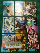 Dragon Ball Z Ventilador Carddass Hondan nível de potência Super Batalha 9 Conjunto Prisma combinar N