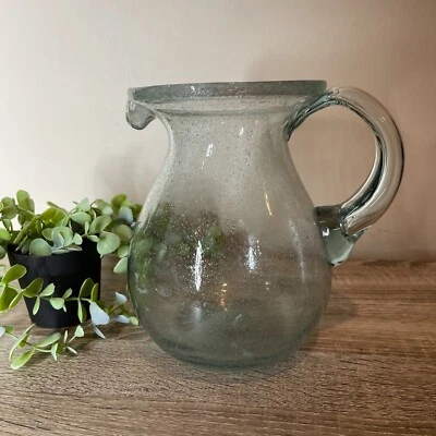 Caja y barril jarra burbuja vidrio soplado a mano Millefiori de colección excelente Foto 1 de 4