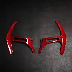 For auto Ferrari 458 Ltalia 10-15 Dry Carbon Steering Wheel Gear Shifter Paddle - Picture 1 of 9