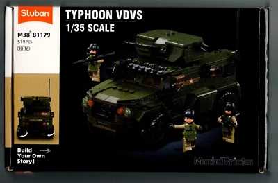 Sluban M38-B1179 Typhoon VDVS 1/35 Scale 519 Piece Block Building Set New in Box - Image 1 of 4