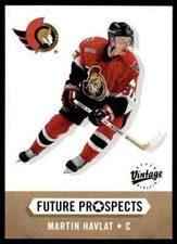 2000-01 UPPER DECK VINTAGE MARTIN HAVLAT ROOKIE OTTAWA SENATORS #388