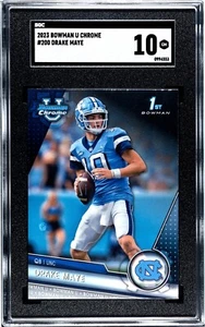 2023_ Bowman University Chrome 200 Drake Maye SGC-Grade-10 - Bild 1 von 1