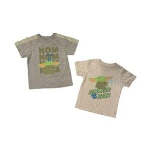 Kids Baby Yoda T-Shirts Sz 5T - Picture 1 of 8