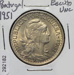 Portugal 1951 Escudo 292182 combine shipping - Picture 1 of 2