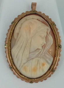 cammeo antico Madonna  anni ‘50 Vintage - Picture 1 of 6