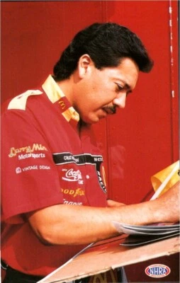 Postal Cruz Pedregon 1994 NHRA McDonalds Race Team Coca Cola Larry Minor Team Foto 1 de 2