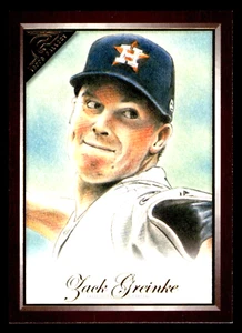 2019 Topps Gallery Zack Greinke Canvas Wood #64 - Houston Astros - Picture 1 of 1