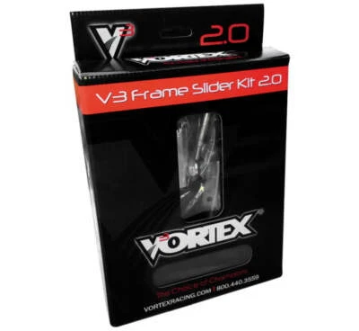 Vortex Racing Fits 10-19 Aprilia Tuono V4R APRC V3 2.0 Frame Slider Kit- No Cut - Image 1 of 2