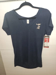 Top para mujer Nine Line AZUL MARINO ropa mediana militar, helicóptero, ambulancia - Imagen 1 de 4