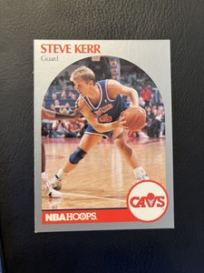1990 STEVE KERR NBA Hoops Basketball Card #75 Cleveland Cavaliers 🔥 Free ship!