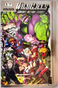 1993 IMAGE WILDCATS SOURCEBOOK 1st Print Bag Board Lee Campbell Booth - Picture 1 of 5