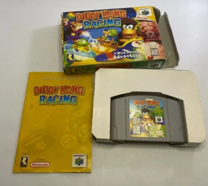 Diddy Kong Racing Nintendo 64 N64 scatola manuale e gioco - Foto 1 di 5