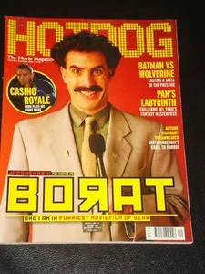 HOTDOG magazine 2006, Borat, Sacha Baron Cohen, James Bond, Guillermo Del Toro - Picture 1 of 1