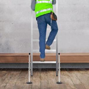 Adjustable Ladder Leveler Extension Ladders Leg Stabling Tool 330 lbs Stabilizer - Picture 1 of 22