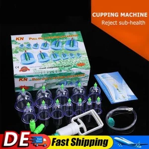 Vacuum Cupping Cups Anti Cellulite Vacuum Cupping Set Body Detox Cups Family Use - Bild 1 von 7
