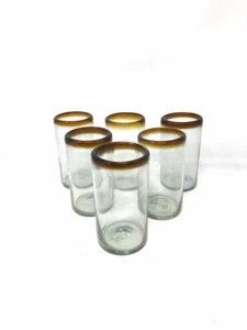 Orion Bistro Bernsteinrand 14 Unzen Becher - 6er Set - Bild 1 von 6
