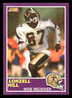 Lonzell Hill 1989 Score Supplemental Card #347S New Orleans Saints
