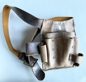 Westerner K-923 Action Leathercraft Electrician's Leather Tool Belt Costume - Picture 1 of 7