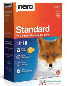 Nero 2019 Standard Multimedia Suite Windows 11, 10 - DVD Burning 4 Programs in 1 - Picture 1 of 1