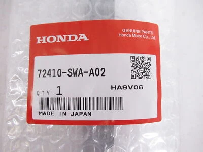 Original OEM Honda 72410-SWA-A02 Pasajero Cinturón Delantero Moldura Barrido 2007-11 CR-V Foto 1 de 4