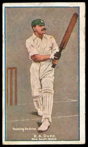 Sniders & Abrahams - 'Cricketers in Action' (c1906) - R.A. Duff (New South Wa... - Picture 1 of 2