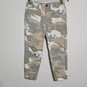 Zadig & Voltaire Womens Pants Sz 36 US SMALL Palma Camo Cropped Jogger - Picture 1 of 13