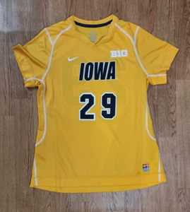 Iowa Hawkeyes Game Worn Soccer Jersey Big 10 Women #29 Nike Sz. L - Picture 1 of 3