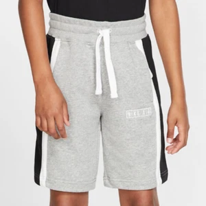 Nike Big Kids Boys Air Shorts Dark Grey Heather / White / Black SZ L NEW - Picture 1 of 6
